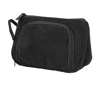 Borsa da Viaggio per Trucco, Custodia Cosmetica Portatile in Velluto a Coste Leggero per Donna con Tasche Multiple, Adatta per Viaggi di Lavoro, Palestra e attività All'aperto (#1)