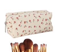 Borsa Da Viaggio Per Trucco, Porta Articoli Da Toeletta Per Pennelli Trucco, Necessaire da Bagno con Zip per Viaggio Weekend Vanity Uscite