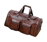 Borsa Da Viaggio Per Uomo,Tote Vintage Con Cinturino Regolabile - Sacca Duffel Per Weekend Bagaglio A Mano - Per Papà E Fidanzato, Trasferte, Notte, Weekend, Business, Palestra, Aereo,