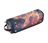 Borsa da viaggio per utensili da donna, con tappetino rimovibile resistente al calore, organizer per strumenti per capelli, per ferri da stiro, piastre e arricciacapelli, gatto oro rosa