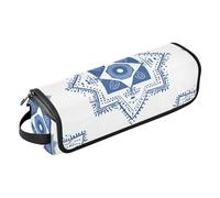 Borsa da viaggio per utensili per capelli con cuscinetto resistente al calore, custodia per il trasporto di ferro arricciacapelli piatto, organizer impermeabile per ferri da stiro, piastre e