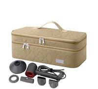 Borsa da viaggio per utensili per capelli, custodia impermeabile per asciugacapelli, resistente al calore, organizer per acconciature, soluzione per riporre bigodini, vacanze, viaggi, di