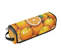 Borsa da viaggio per utensili per capelli e tappetino resistente al calore con cerniera, grande capacità, organizer per utensili per capelli, per ferri da stiro, piastre e arricciacapelli, con frutta