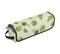 Borsa da viaggio per utensili per capelli e tappetino resistente al calore, impermeabile, portatile, aperta, piatta, per utensili caldi e accessori per la cura dei capelli, borsa da viaggio da donna