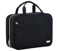 Borsa da viaggio per WC pieghevole | Cosmetics Makeup Bag, Skincare Organizer, Multipurpose e Portatile Cosmetic Storage Organizer Case Reusable for Gym Showers, Overnight Stays, Nero ,