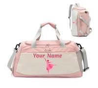 Borsa da viaggio personalizzata con foto, nome e testo, borsa sportiva e fitness personalizzata tre in uno per uomo e donna, borsa di separazione bagnata e asciutta personalizzata