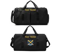 Borsa da viaggio personalizzata con testo del nome con foto, borsa da viaggio personalizzata con tasche bagnate e asciutte e scomparto per scarpe, borsa da palestra per danza personalizzata
