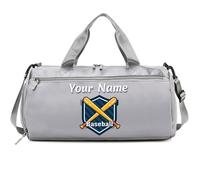Borsa da viaggio personalizzata con testo del nome con foto, borsa da viaggio personalizzata con tasche bagnate e asciutte e scomparto per scarpe, borsa da palestra per danza personalizzata
