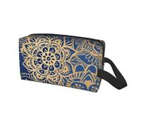 Borsa da viaggio personalizzata Om Mandala for articoli da toeletta Buddismo Aum Yoga Meditazione Cosmetici Trucco Organizzatore Beauty Storage Dopp Kit Box Per Viaggio O Usi Quotidiani(Color 03)