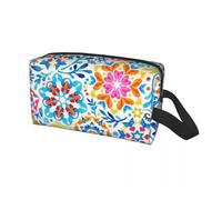 Borsa da viaggio personalizzata Om Mandala for articoli da toeletta Buddismo Aum Yoga Meditazione Cosmetici Trucco Organizzatore Beauty Storage Dopp Kit Box Per Viaggio O Usi Quotidiani(Color 15)