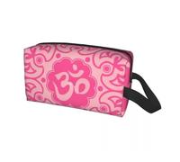 Borsa da viaggio personalizzata Om Mandala for articoli da toeletta Buddismo Aum Yoga Meditazione Cosmetici Trucco Organizzatore Beauty Storage Dopp Kit Box Per Viaggio O Usi Quotidiani(Color 19)