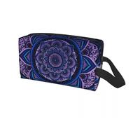 Borsa da viaggio personalizzata Om Mandala for articoli da toeletta Buddismo Aum Yoga Meditazione Cosmetici Trucco Organizzatore Beauty Storage Dopp Kit Box Per Viaggio O Usi Quotidiani(Color 11)
