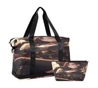 Borsa da viaggio pieghevole con motivo anime sexy queen, borsa da viaggio e bagaglio con tracolla regolabile per viaggi di lavoro