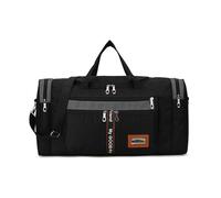 Borsa da viaggio pieghevole da 25 l per tutti i bagagli da viaggio, borsa sportiva con tracolla regolabile, borsa da allenamento impermeabile con tasca interna, borsa da vacanza con tasche multiple