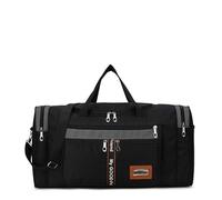 Borsa da viaggio pieghevole da 44 l per tutti i bagagli da viaggio, borsa sportiva con tracolla regolabile, borsa da allenamento impermeabile con tasca interna, borsa da vacanza con tasche multiple