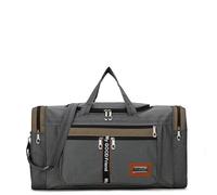 Borsa da viaggio pieghevole da 44 l per tutti i bagagli da viaggio, borsa sportiva con tracolla regolabile, borsa da allenamento impermeabile con tasca interna, borsa da vacanza con tasche multiple
