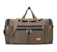 Borsa da viaggio pieghevole da 60 l per tutti i bagagli da viaggio, borsa sportiva con tracolla regolabile, borsa da allenamento impermeabile con tasca interna, borsa da vacanza con tasche multiple