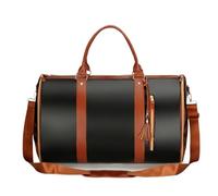 Borsa da viaggio pieghevole da donna, grande capacità, borsa da lavoro, for indumenti(Black)