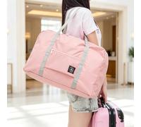 Borsa da viaggio pieghevole da viaggio, borsa da viaggio, borsa da viaggio per sport, palestra, Rosa, classico | Borsa da palestra sportiva per oggetti personali, resistente all'acqua, per donne e uomini