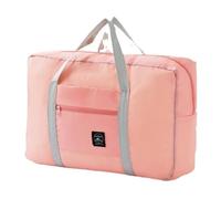 Borsa da viaggio pieghevole di grande capacità, borsa portatile leggera e multifunzionale pieghevole impermeabile (rosa, 1 pezzo), rosa, 1 pezzo