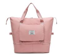 Borsa da viaggio pieghevole for donna Borsone impermeabile grande multifunzionale for ragazze Deposito sportivo di capacità femminile per Weekend, Notte e Outdoor(A-6)