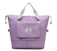 Borsa da viaggio pieghevole for donna Borsone impermeabile grande multifunzionale for ragazze Deposito sportivo di capacità femminile per Weekend, Notte e Outdoor(A-3)