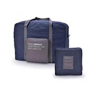 Borsa da viaggio pieghevole in tessuto Oxford, bagaglio a mano, borse da viaggio per uomini e donne, borsa da viaggio per il fine settimana, Blu, 2PCS