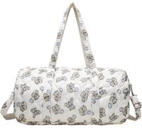 Borsa da viaggio portatile, borsa a tracolla con motivo floreale, grande capacità, impermeabile - Borsa per ospedale per donne in travaglio e parto, ideale per viaggi e vacanze all'aperto