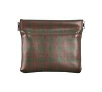 Borsa da viaggio portatile in pelle da donna con motivo tartan scozzese scozzese di Natale, accessori da viaggio portatili per le donne, Motivo scozzese natalizio a scacchi, 1 Size, Accessorio da