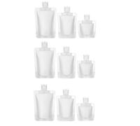 Borsa da viaggio portatile per cosmetici fluidi da viaggio, contenitori vuoti da viaggio, piccoli sacchetti da spremere, sacchetti da viaggio, sacchetti per articoli da toeletta per attività