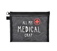 Borsa da viaggio portatile per medicinali per medicinali Borsa da viaggio portatile per borsa per farmaci Borsa medica con cerniera, Meds1