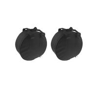 Borsa da viaggio protettiva imbottita in schiuma per piatto fotografico, 40,6 cm, Set da 2 (nero), Show Description