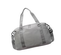 Borsa da viaggio resistente allo strappo da viaggio d'affari con scomparto espandibile Borse sportive funzionali in tessuto Oxford Crossbody Pack Business Essential bagagli espandibili, grigio