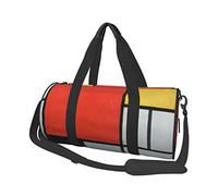 Borsa da viaggio rotonda Borsa da palestra con griglia colorata per uomo Borsa sportiva da donna