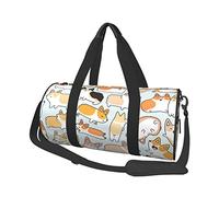 Borsa da viaggio rotonda Borsa da palestra modello Corgi per uomo Borsa sportiva da donna
