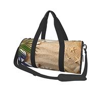Borsa da viaggio rotonda Borsa da palestra per palme da spiaggia di sabbia per uomo Borsa sportiva da donna