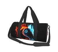 Borsa da viaggio rotonda Borsa da palestra Yin Yang Tai Chi per uomo Borsa sportiva da donna