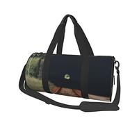 Borsa da viaggio rotonda Ferrovia attraverso il tunnel Borsa da palestra per uomo Donna Borsone Borsa sportiva