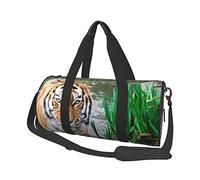 Borsa da viaggio rotonda Tiger In The Water Borsa da palestra per uomo Donna Borsone Borsa sportiva