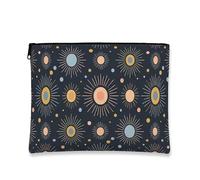 Borsa da viaggio Starflare vintage blu navy, borsa da viaggio per cosmetici da donna, organizer portatile in tela con cerniera, borsa da toilette per la cura della pelle autunnale, Marina Militare