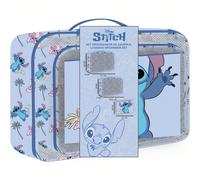 Borsa da viaggio Stitch per bambini e bambine - Set da viaggio perfetto per riporre articoli per l'igiene - Ideale per gite, vacanze, asili nido o scuola - Borsa da viaggio compatta con divertenti des