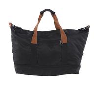 Borsa da viaggio, tanta a tracolla di grandi dimensioni con cinguela da viaggio con cinghia a tracolla a grande capacità con cinturino separato e regolabile, tote sacca leggera (Black)