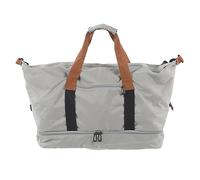 Borsa da viaggio, tanta a tracolla di grandi dimensioni con cinguela da viaggio con cinghia a tracolla a grande capacità con cinturino separato e regolabile, tote sacca leggera (Grey)