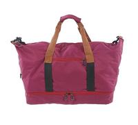 Borsa da viaggio, tanta a tracolla di grandi dimensioni con cinguela da viaggio con cinghia a tracolla a grande capacità con cinturino separato e regolabile, tote sacca leggera (Purple)