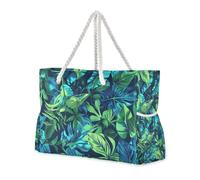 Borsa da viaggio Toledo blu e verde Borneo a doppio colore portatile per oggetti personali con tasche laterali Borsa con cerniera con portabicchieri sul lato