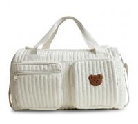 Borsa da viaggio trapuntata per donna, borsa da weekend di capacità, fasciatoio con tasche multiple per gli elementi essenziali della gravidanza, stile 2, da viaggio per bambin