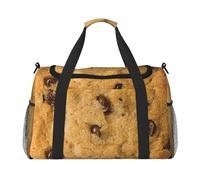 Borsa da viaggio versatile con stampa di biscotti al cioccolato, borsa da viaggio elegante e funzionale per attività all'aperto