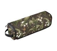 Borsa da viaggio vintage Lily Brown per strumenti per capelli da donna con cuscinetto resistente al calore, organizer portatile per lo styling dei capelli, per ferro arricciacapelli, piastra per