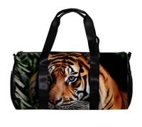 Borsa da viaggio Weekender,borsa da palestra piccola,Animale della foresta Tigre,borsone da palestra