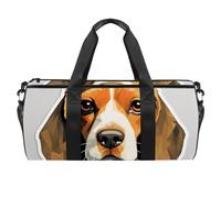 Borsa da viaggio Weekender,borsa da palestra piccola,Cane Beagle Cane dei cartoni animati,borsone da palestra
